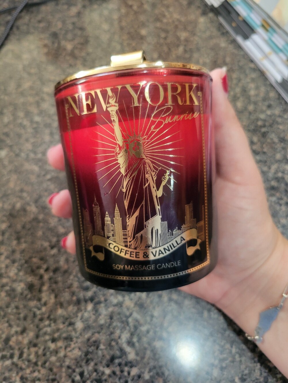 Honey Birdette New York Sunrise Soy Massage Candle Coffee & Vanilla Rare Limited